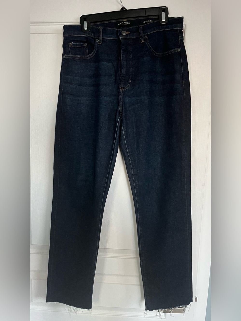 Banana Republic High-Rise Straight Jeans – Dark Wash – Size 30 Long